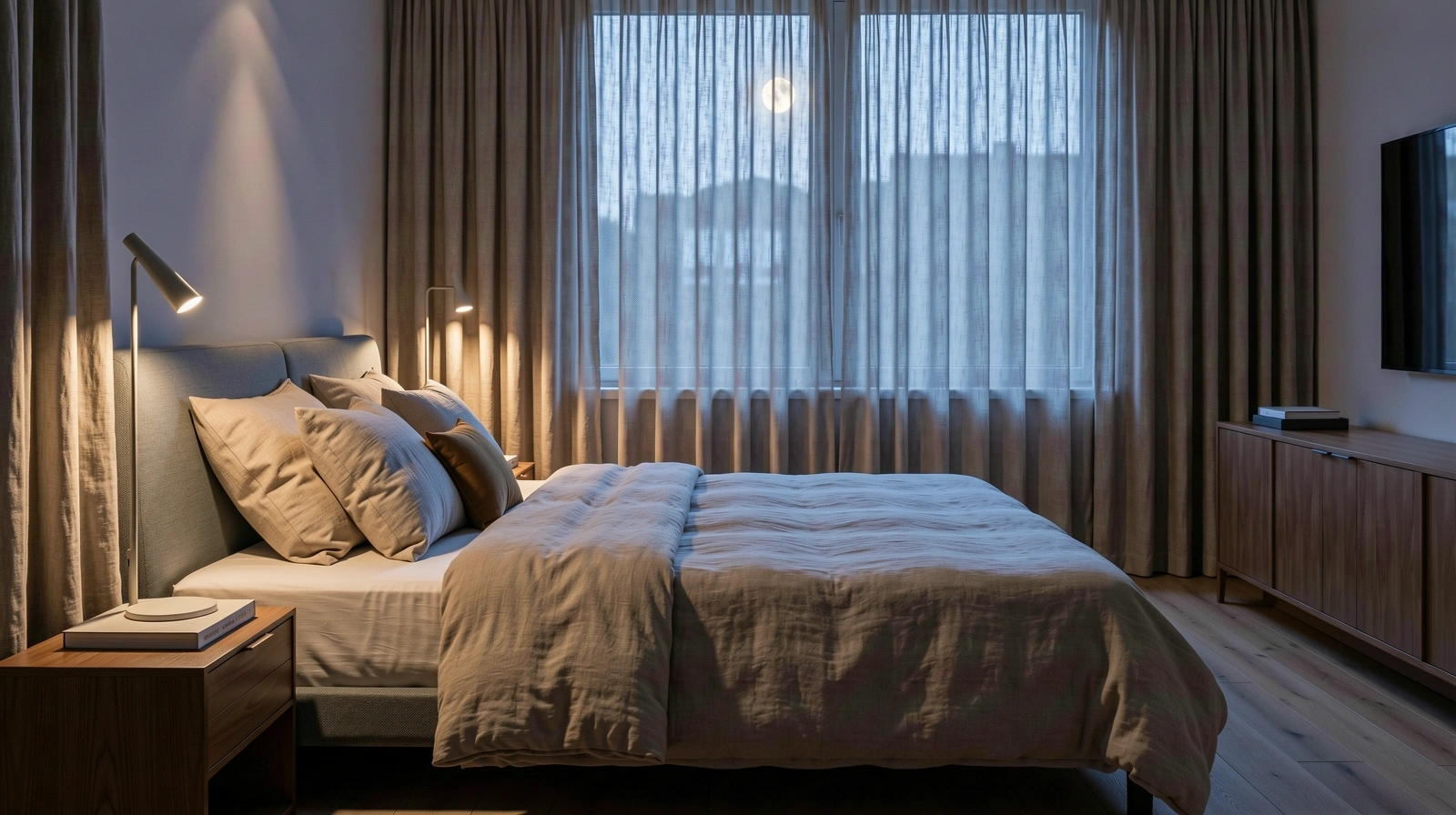 Ruhige Schlafumgebung für optimale Regeneration